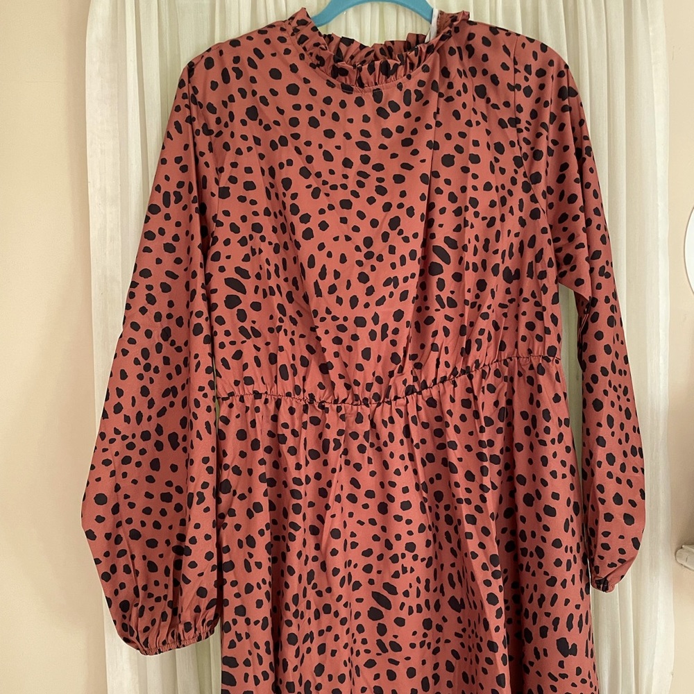 Leopard print dress !
